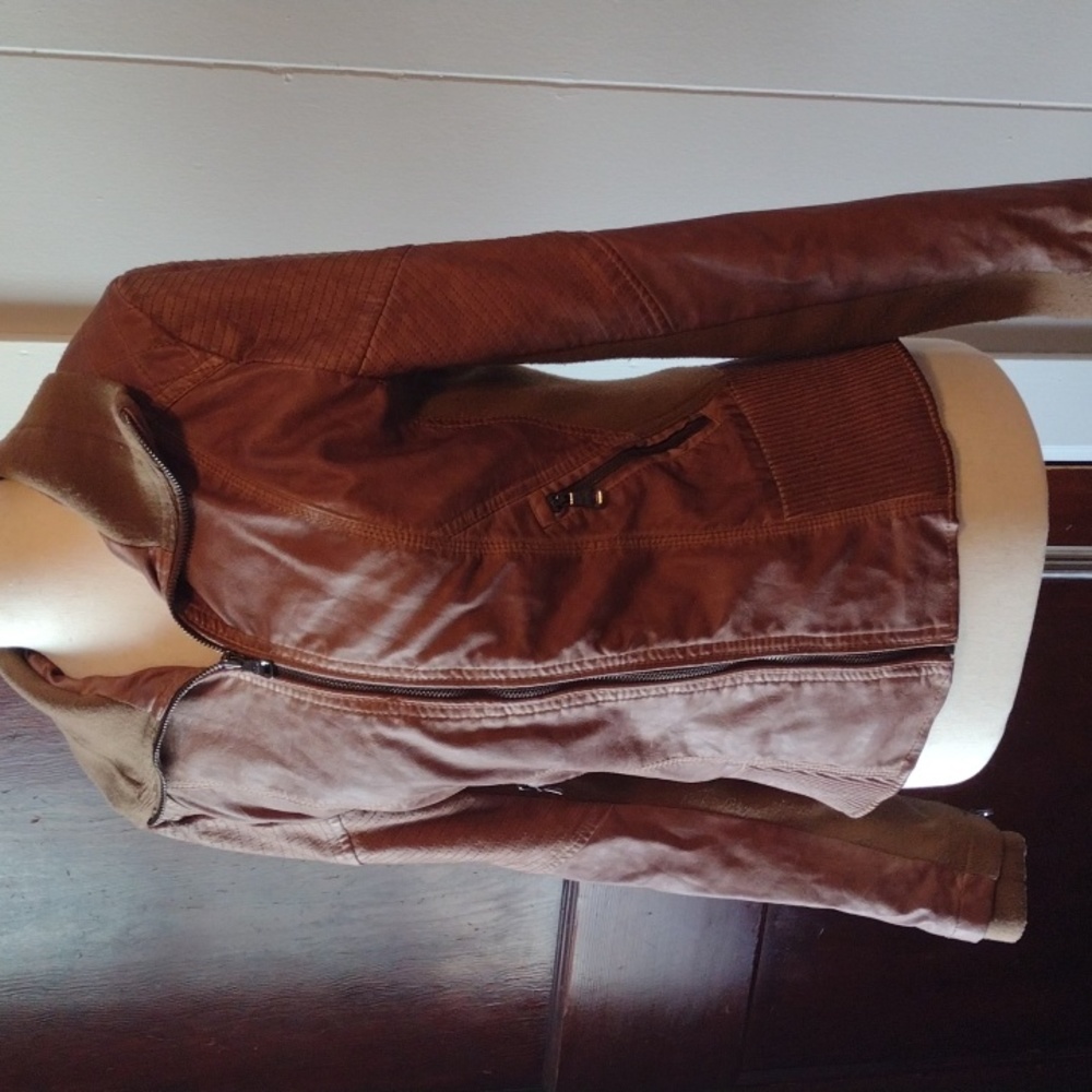 Guess faux leather moto jacket